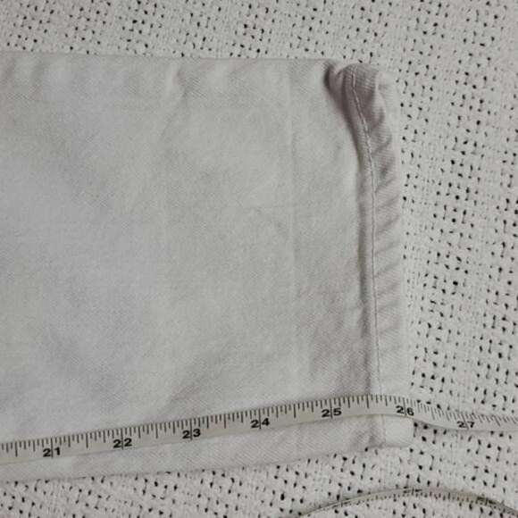 Ralph Lauren Vintage Blue Label Brand Sz. 28 High Rise Prescott 208 White Jeans - Picture 9 of 10